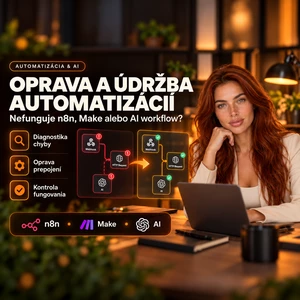 Prevezmem správu a opravy vašej n8n Make alebo AI automatizácie