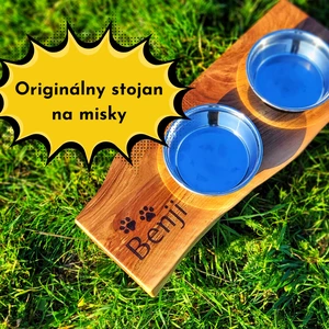 Originálny stojan na misky pre psíka alebo mačku