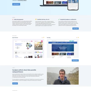 Firemní / prezenční nebo statické web stránky - moderní a přehledné