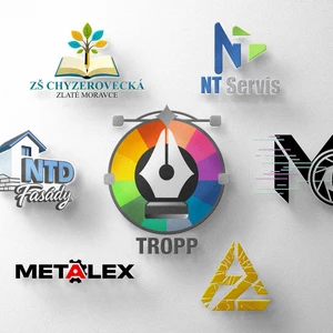 Profesionálne logo na mieru + vizitka a vektor zdarma