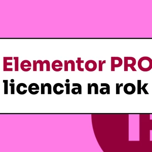 Elementor PRO licencia na rok