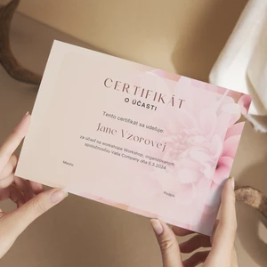 Moderní certifikát