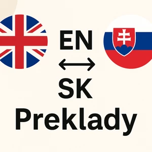 Ja spravím preklad z angličtiny do slovenčiny a naopak poctivo rýchlo spoľahlivo