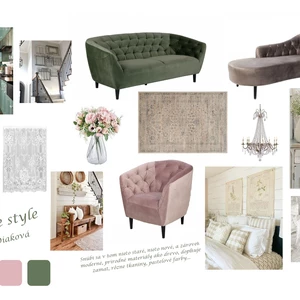 Concept board - inšpiratívny zdroj pre návrh interiéru