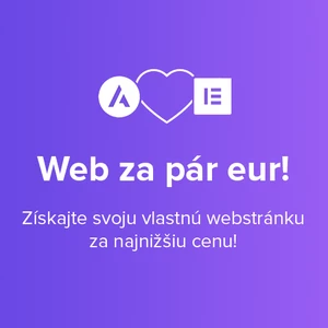 Webstránka za pár eur