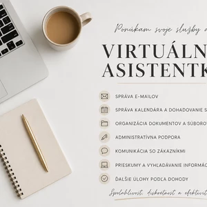 Virtuálna asistentka a pomoc s administratívou 