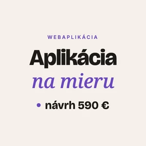 Postavím webovú aplikáciu alebo firemný systém na mieru