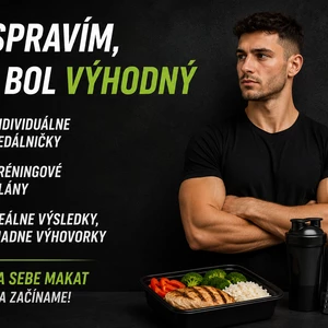Ja spravím tréningový plán + jedálniček na 1 mesiac 