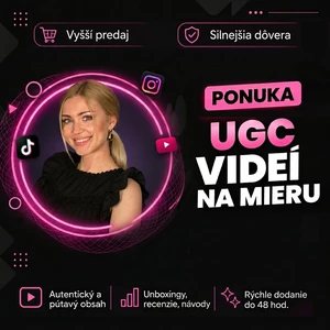 Vytvorím konverzné UGC video aj pre váš eshop alebo službu PRAX 2 roky