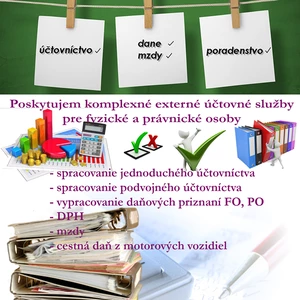 Ja spravím jednoduché účtovníctvo