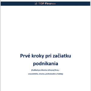 Prvé kroky pri začiatku podnikania