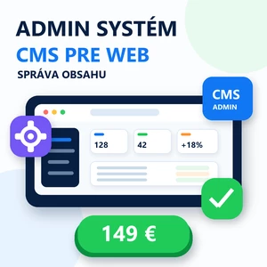 Vytvorím administračný systém alebo CMS pre váš web