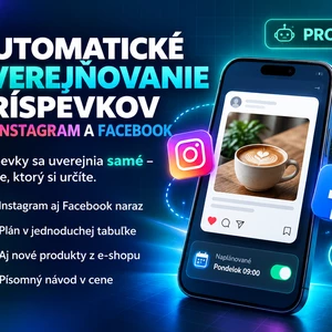 Nastavím automatické zverejňovanie príspevkov na Instagram a Facebook