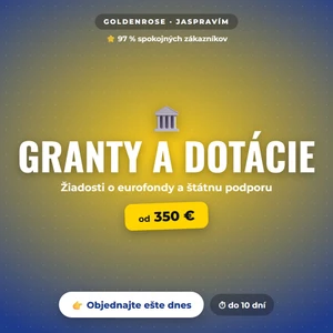 Pripravím žiadosť o grant a dotáciu – eurofondy a štátne výzvy