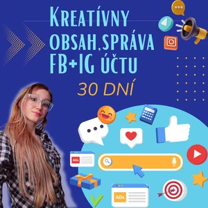 PROFI Kreatívny Obsah+Správa Pre Vaše Sociálne Siete FB+IG