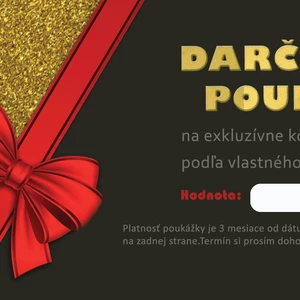 Vytvorím dizajn darčekovej poukážky