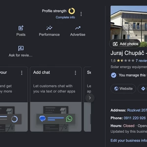 Nastavím a upravím váš Google firemný profil