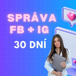 PROFI správa IG + FB účtu
