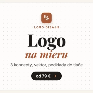 Navrhnem logo na mieru – 3 originálne koncepty vektor a podklady do tlače
