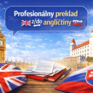 Profesionálny preklad z/do angličtiny EN - SK