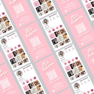 IG šablona na vizitku