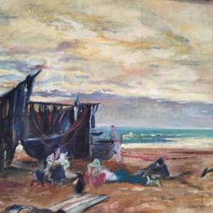 Rybáři olej na plátně