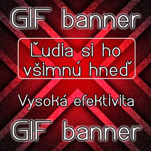 Ja spravím elegantný a profi GIF banner alebo web banner