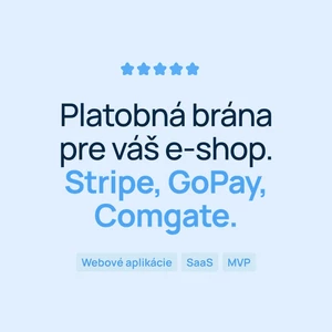 Pridám do e-shopu platobnú bránu Stripe GoPay alebo Comgate