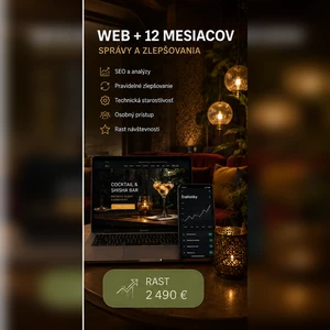 Vytvorím a 12 mesiacov zlepšujem web vo wix pre čajovňu alebo shisha bar