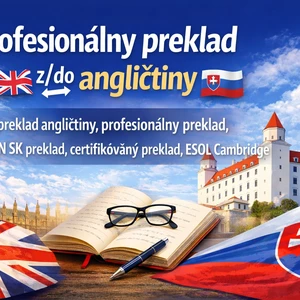 Profesionálny preklad z/do angličtiny