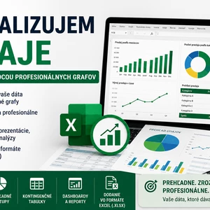 Ja vizualizujem údaje v Exceli pomocou profesionálnych grafov