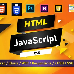 Ja spravím HTML webstránku s JavaScript a CSS