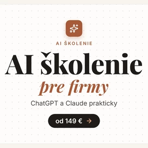 Vyškolím váš tím v AI – ChatGPT a Claude prakticky pre marketing a obchod