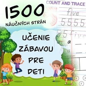 1500 Náučných strán pre detičky v angličtine