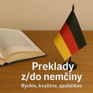 Profesionálny preklad z/do nemčiny