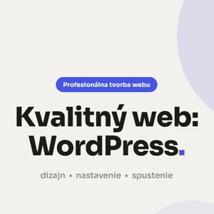 Kvalitný web vo Wordpresse