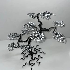 Kovový stromek - černá třešeň štěstí - dekorace pro každou příležitost