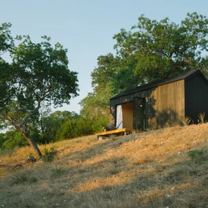 Architektonický návrh - rekreační chata, zahradní dům, modulový přístřešek "do 25m2"