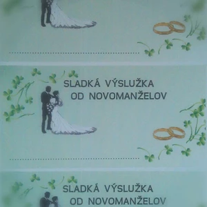 Ja spravím svadobné nálepky