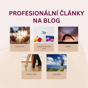 Profesionální články na blog – cestování, sport, zdravý životní styl a více