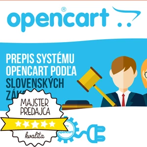 Prepis systému OpenCart podľa Slovenských zákonov + GDPR