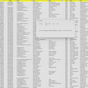 Databáze  628 000 CZ firem s kontakty