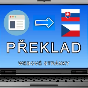  Překlad WEBOVÉ STRÁNKY z ČEŠTINY do SLOVENŠTINY a opačně