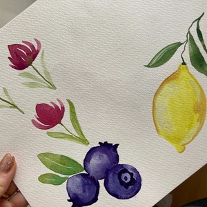 Digitálny obraz ilustrácia akvarel