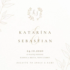 Svadobné oznámenia 