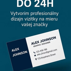 Profesionálny návrh vizitky do 24 hodín