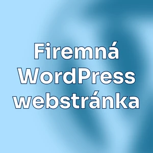 Firemná webstránka pre začínajúcich podnikateľov