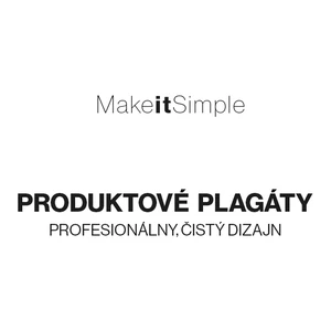 Produktové plagáty - Profesionálny čistý dizajn