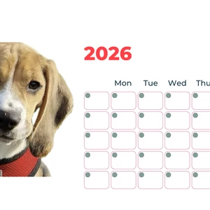 Ja spravim krasny kalendar na rok 2026