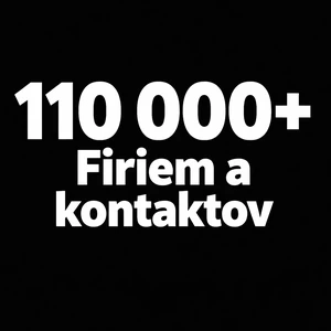 Aktuálnu databázu 110 000+ firiem s kontaktami